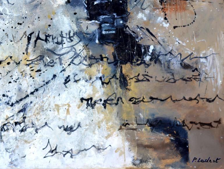 Original Abstract Painting by Pol Ledent