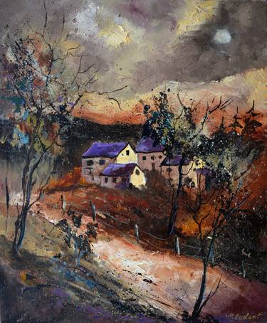 Original Impressionism Landscape Paintings by Pol Ledent