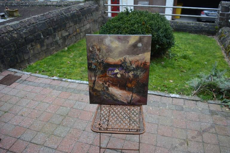 Original Impressionism Landscape Painting by Pol Ledent