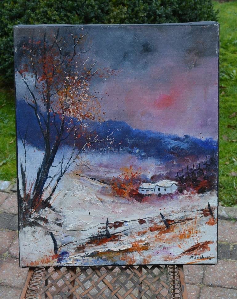 Original Impressionism Landscape Painting by Pol Ledent