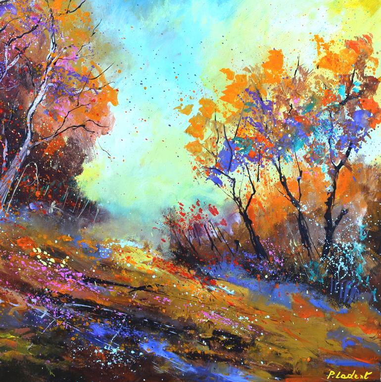 Original Impressionism Landscape Painting by Pol Ledent