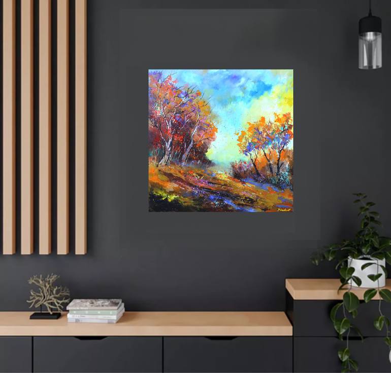 Original Impressionism Landscape Painting by Pol Ledent