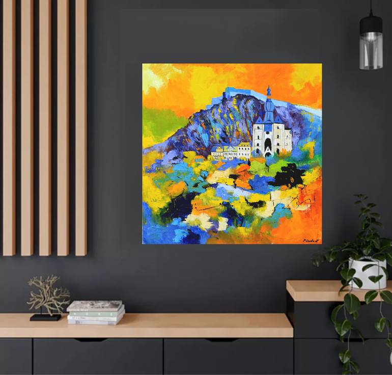 Original Impressionism Landscape Painting by Pol Ledent