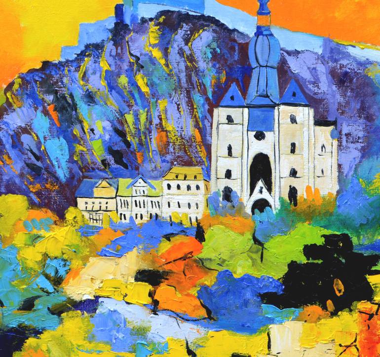 Original Impressionism Landscape Painting by Pol Ledent