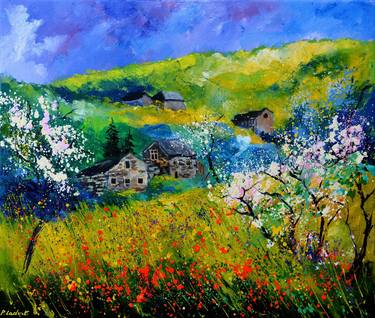 Original Impressionism Landscape Paintings by Pol Ledent