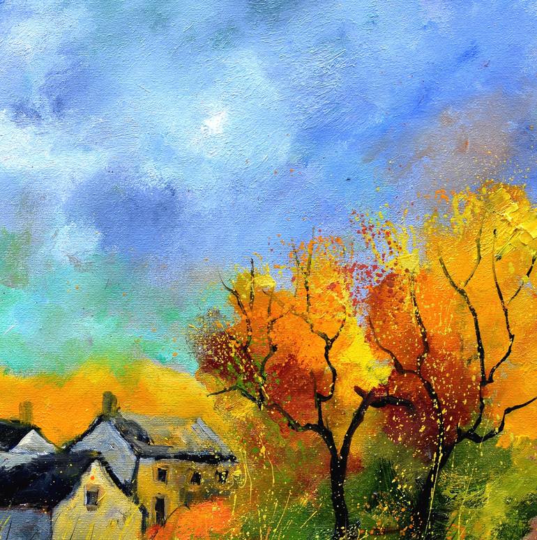 Original Landscape Painting by Pol Ledent