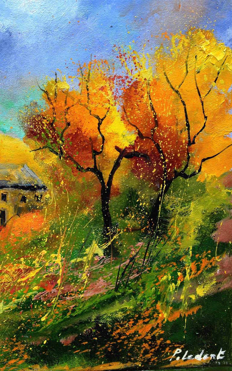 Original Landscape Painting by Pol Ledent