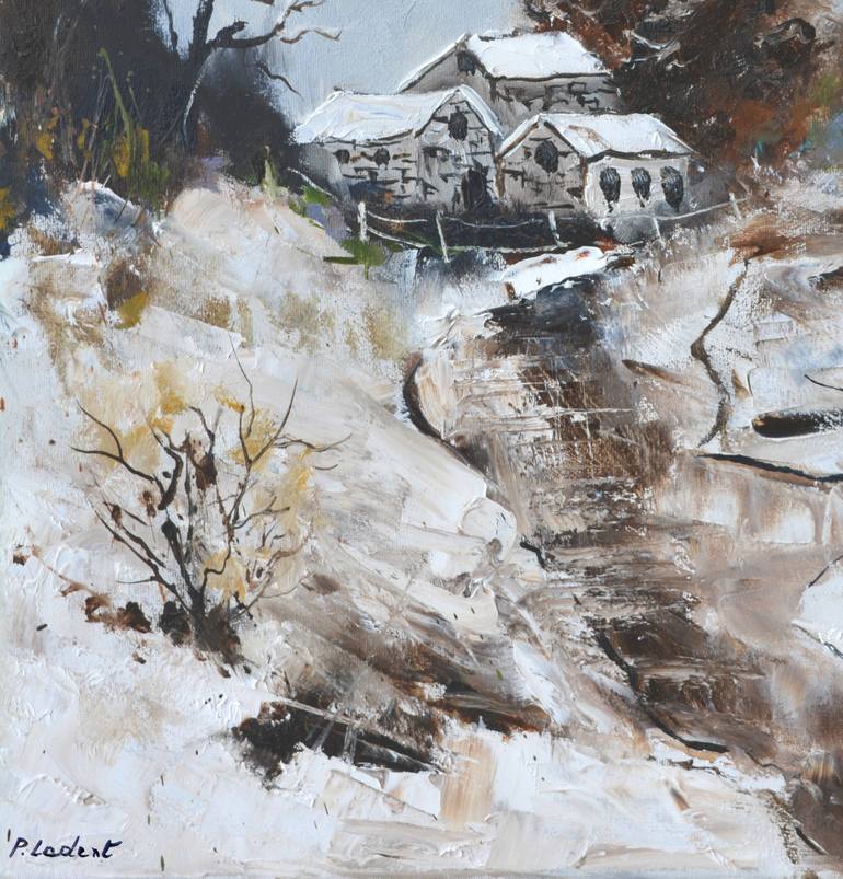 Original Impressionism Landscape Painting by Pol Ledent