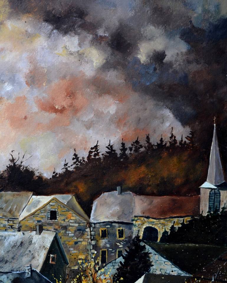 Original Impressionism Landscape Painting by Pol Ledent