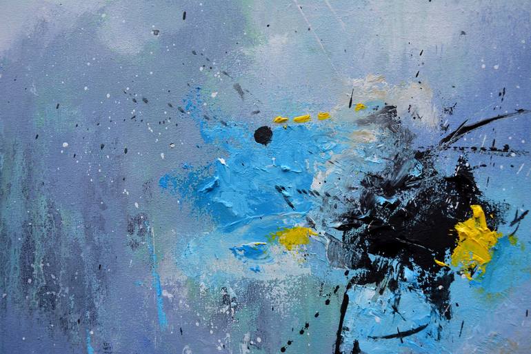 Original Abstract Painting by Pol Ledent