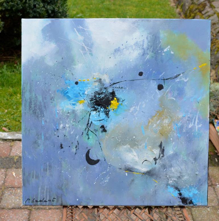 Original Abstract Painting by Pol Ledent