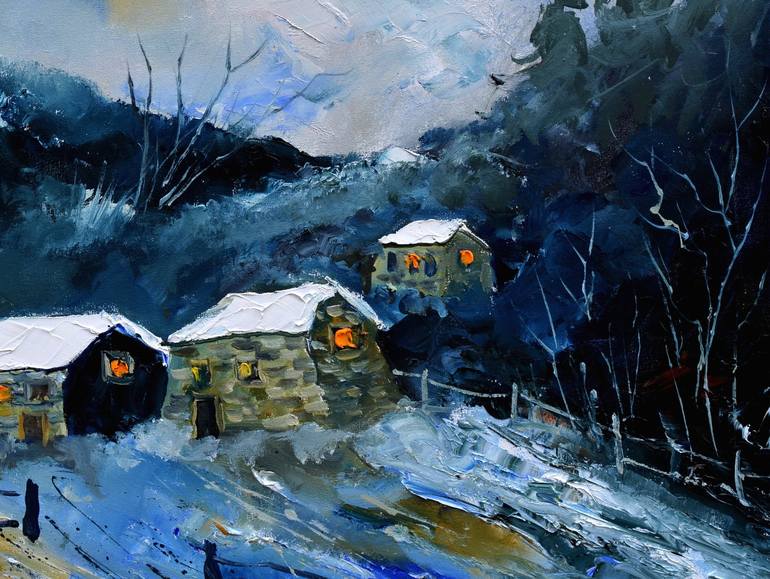 Original Impressionism Landscape Painting by Pol Ledent