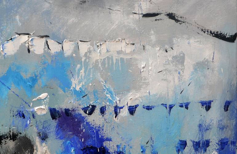 Original Abstract Painting by Pol Ledent