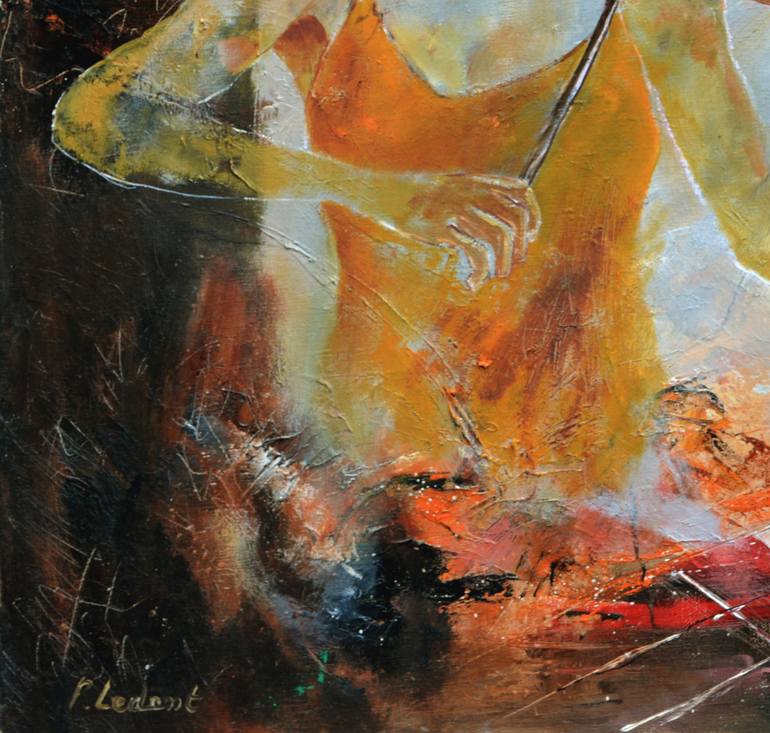 Original Impressionism Music Painting by Pol Ledent