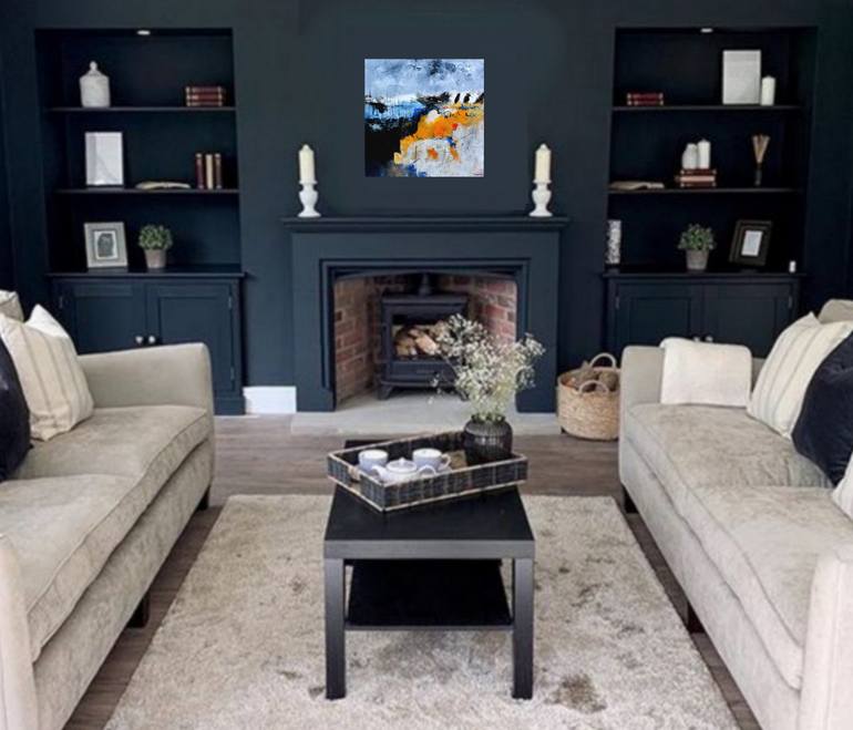 Original Abstract Painting by Pol Ledent