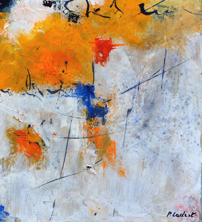 Original Abstract Painting by Pol Ledent