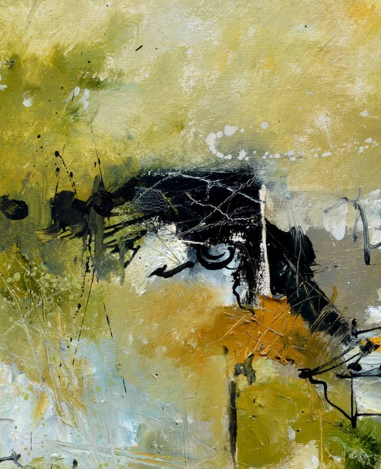 Original Abstract Painting by Pol Ledent