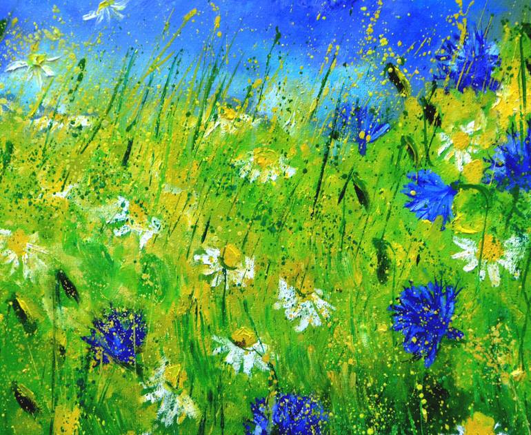 Original Impressionism Landscape Painting by Pol Ledent