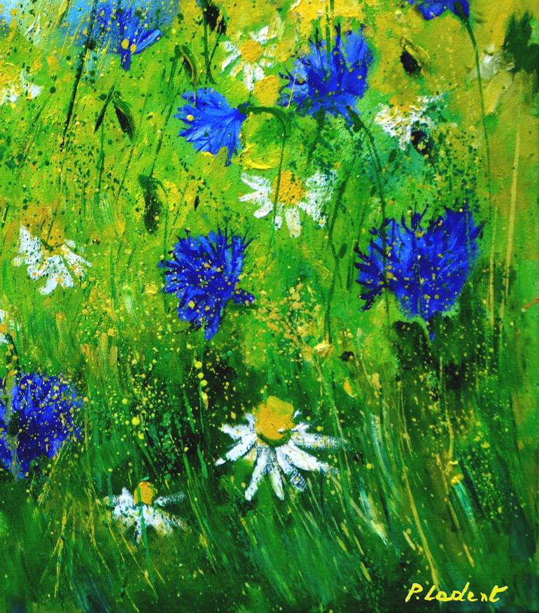 Original Impressionism Landscape Painting by Pol Ledent