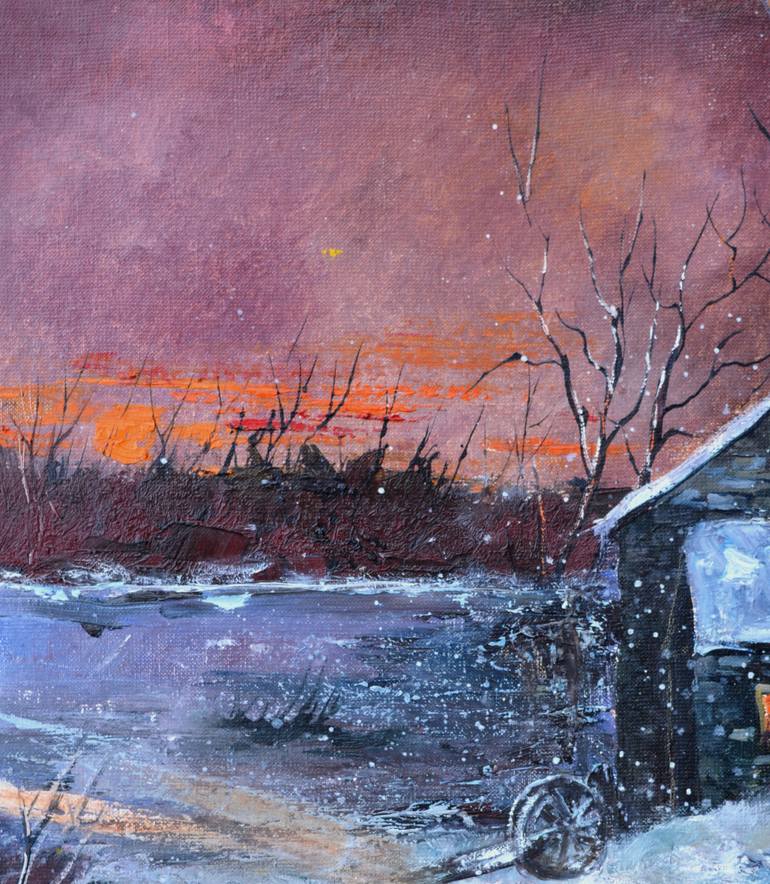 Original Impressionism Landscape Painting by Pol Ledent