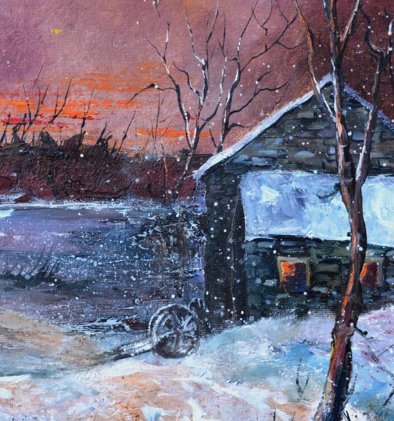 Original Impressionism Landscape Painting by Pol Ledent