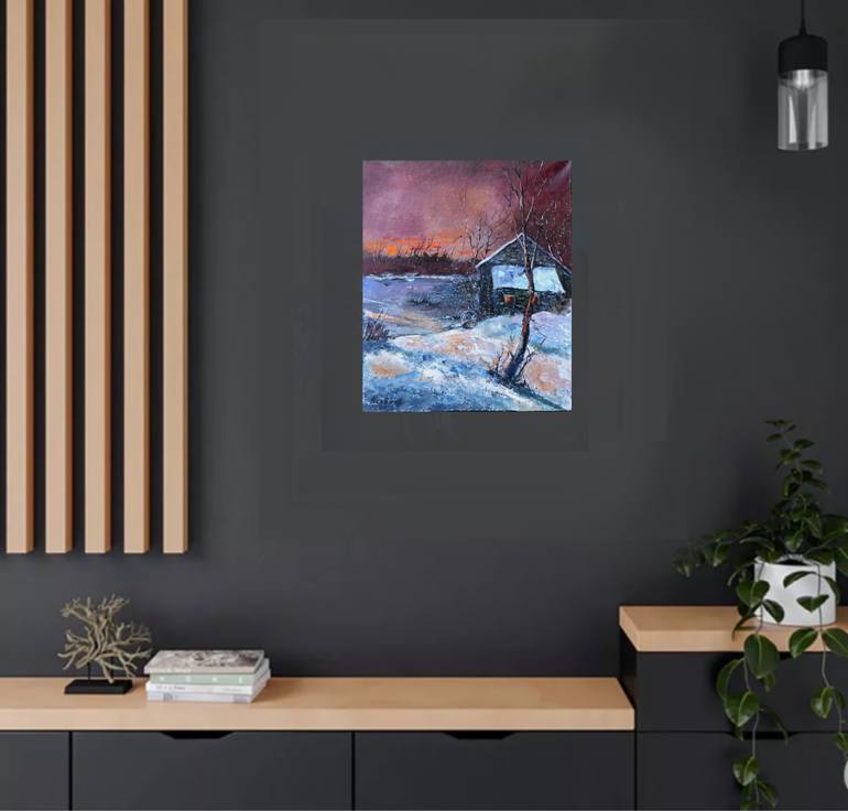 Original Impressionism Landscape Painting by Pol Ledent