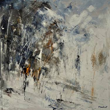 Original Impressionism Abstract Paintings by Pol Ledent