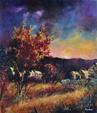 Original Impressionism Landscape Paintings by Pol Ledent