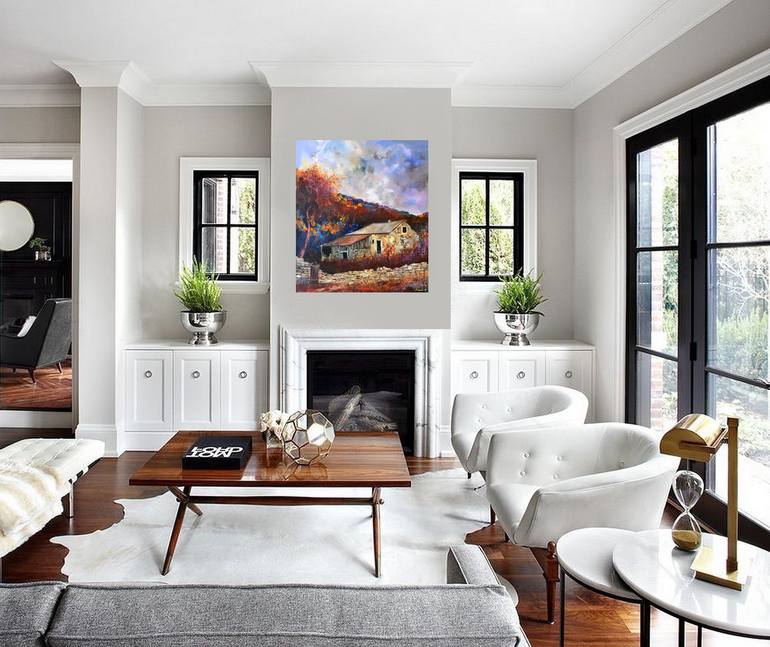 Original Impressionism Landscape Painting by Pol Ledent