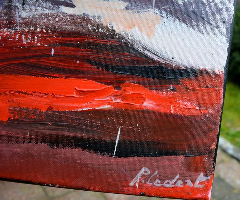 Original Abstract Painting by Pol Ledent