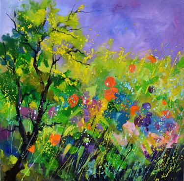 Original Impressionism Botanic Paintings by Pol Ledent