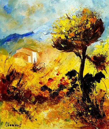 Original Impressionism Seasons Paintings by Pol Ledent