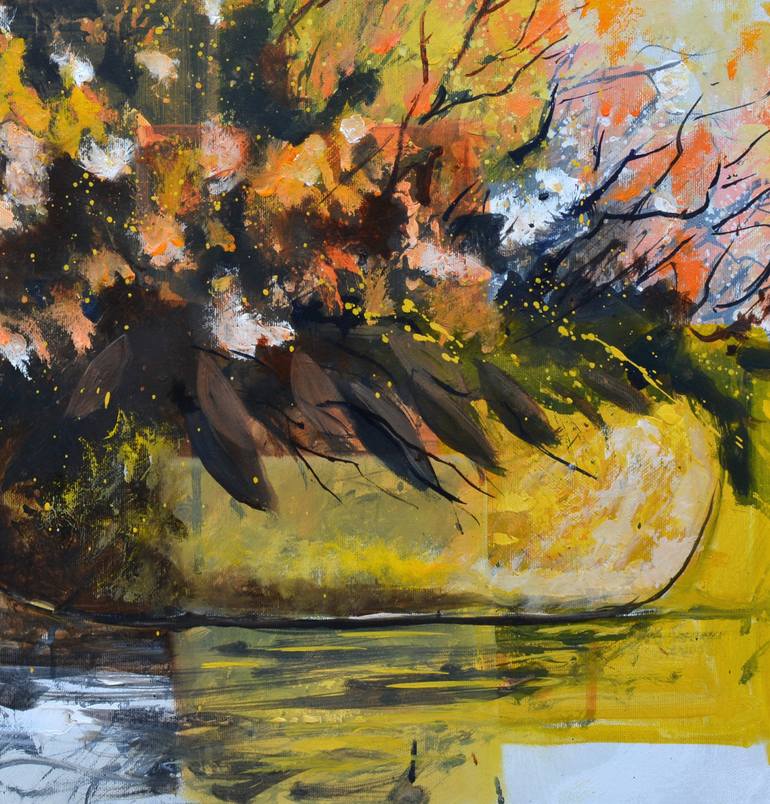 Original Impressionism Botanic Painting by Pol Ledent