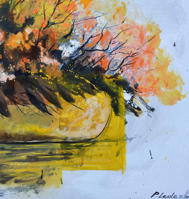 Original Impressionism Botanic Painting by Pol Ledent