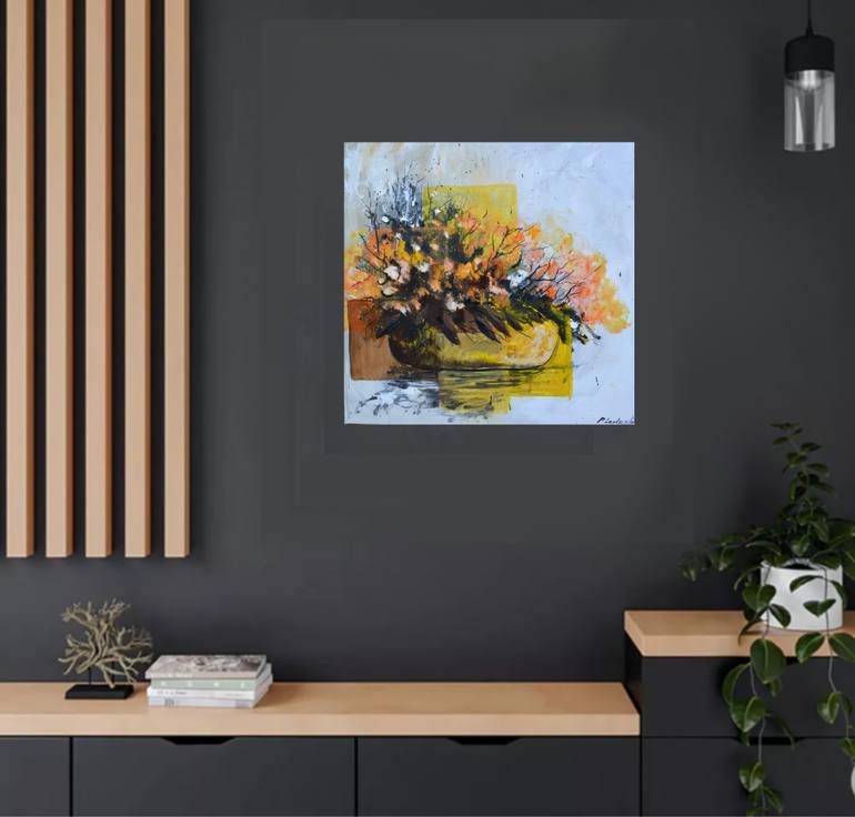 Original Impressionism Botanic Painting by Pol Ledent