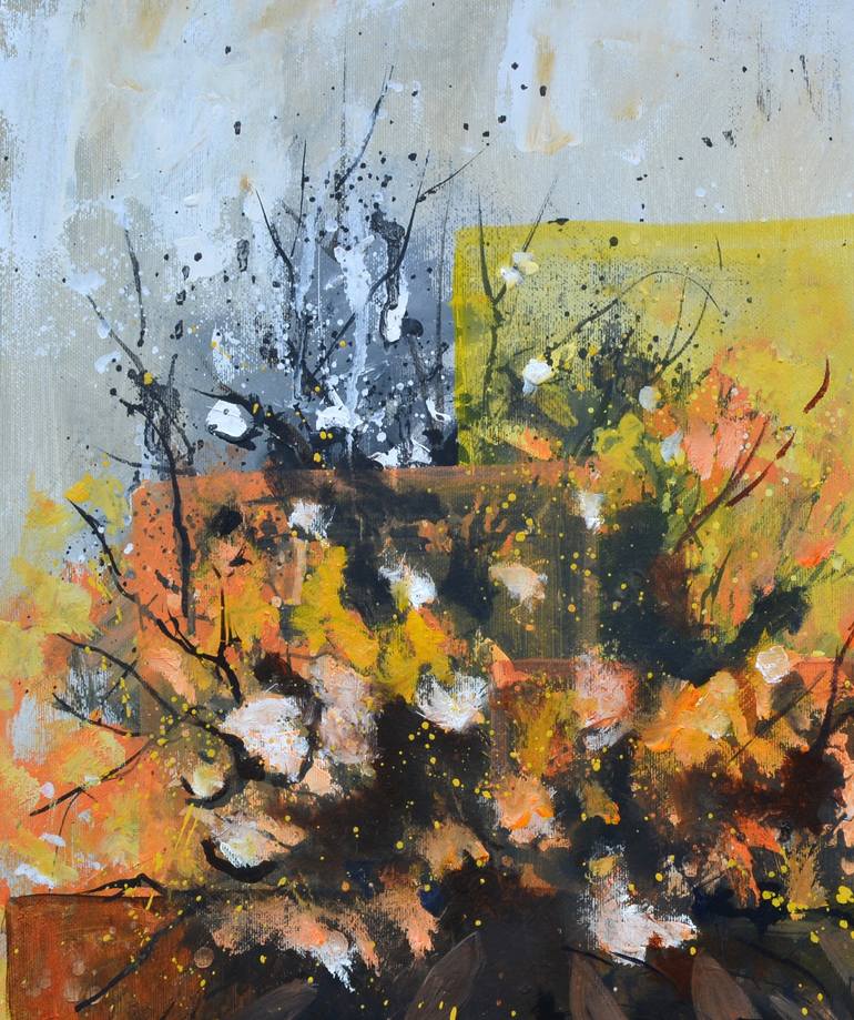 Original Impressionism Botanic Painting by Pol Ledent