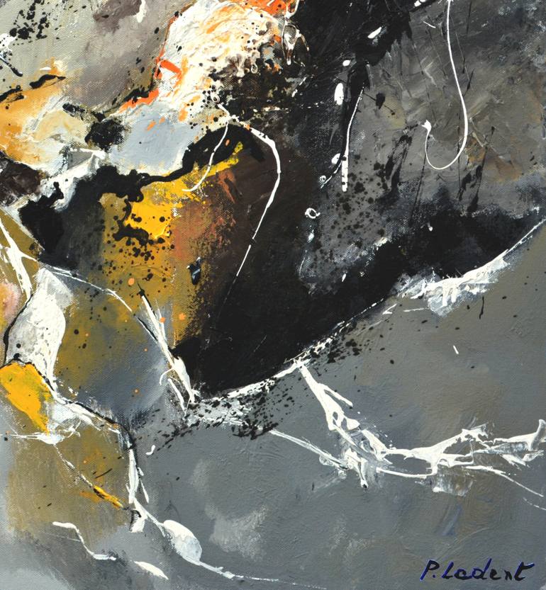 Original Impressionism Abstract Painting by Pol Ledent