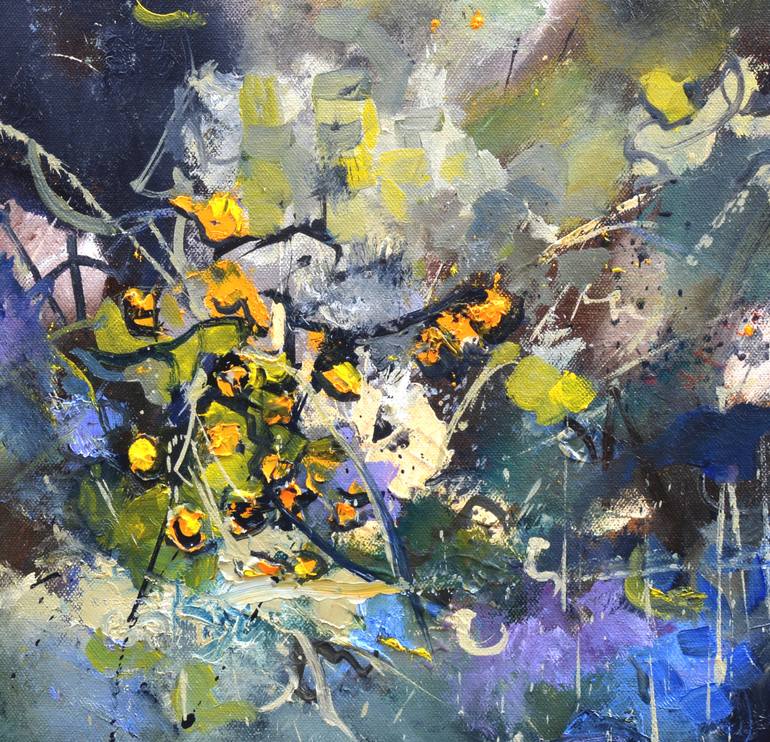 Original Abstract Painting by Pol Ledent