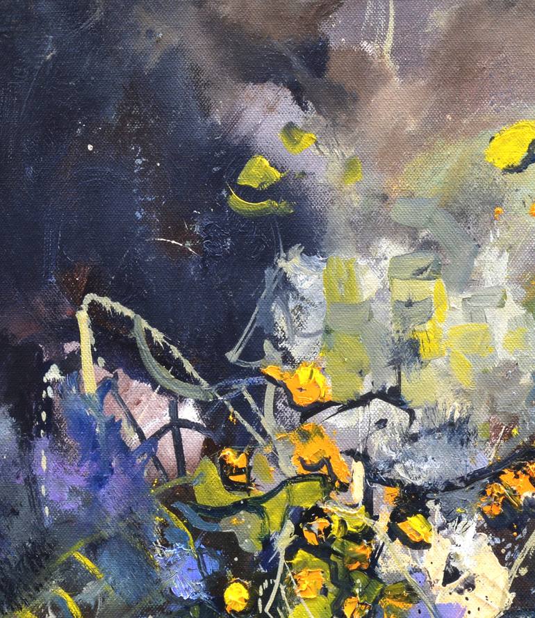 Original Abstract Painting by Pol Ledent