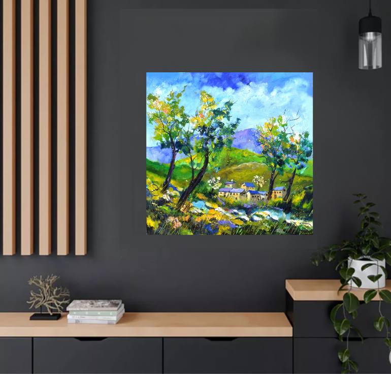 Original Impressionism Landscape Painting by Pol Ledent