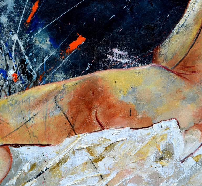 Original Impressionism Erotic Painting by Pol Ledent