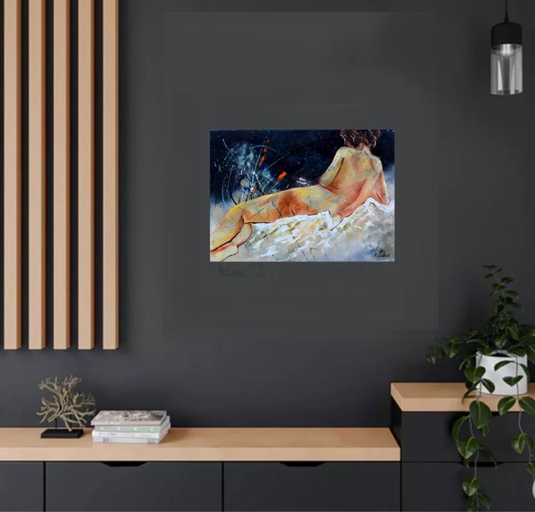 Original Impressionism Erotic Painting by Pol Ledent