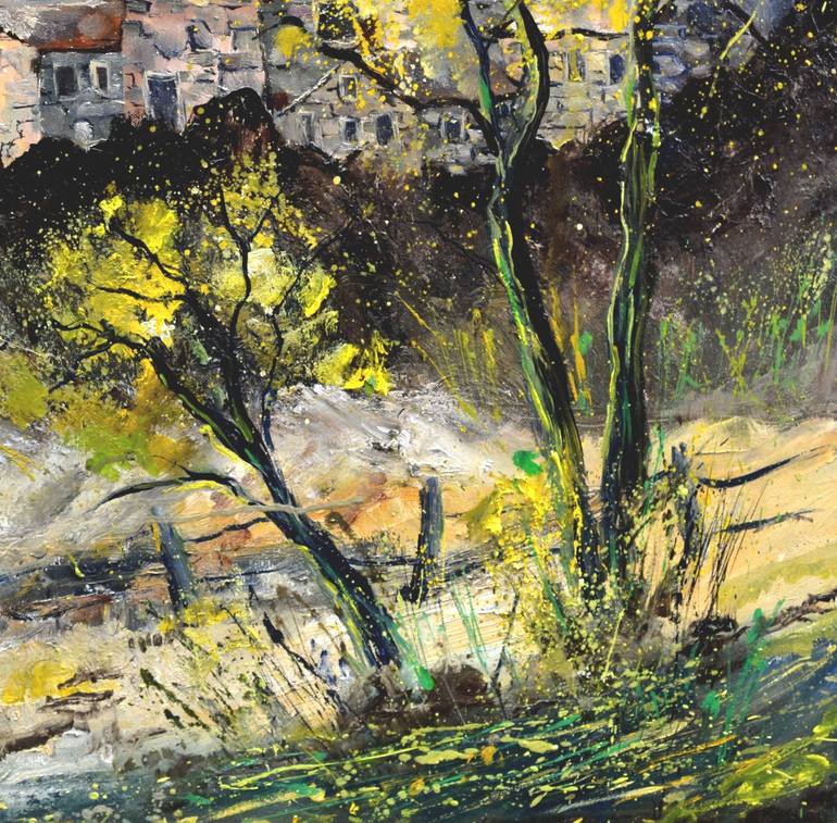 Original Impressionism Landscape Painting by Pol Ledent