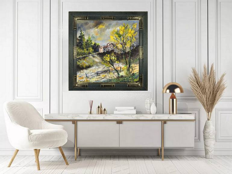 Original Impressionism Landscape Painting by Pol Ledent