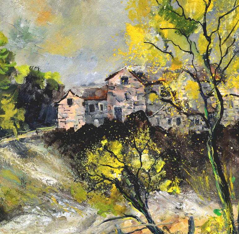 Original Impressionism Landscape Painting by Pol Ledent