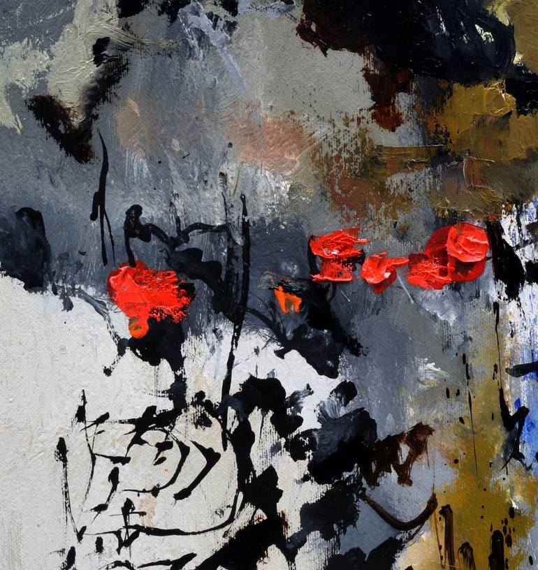 Original Abstract Painting by Pol Ledent