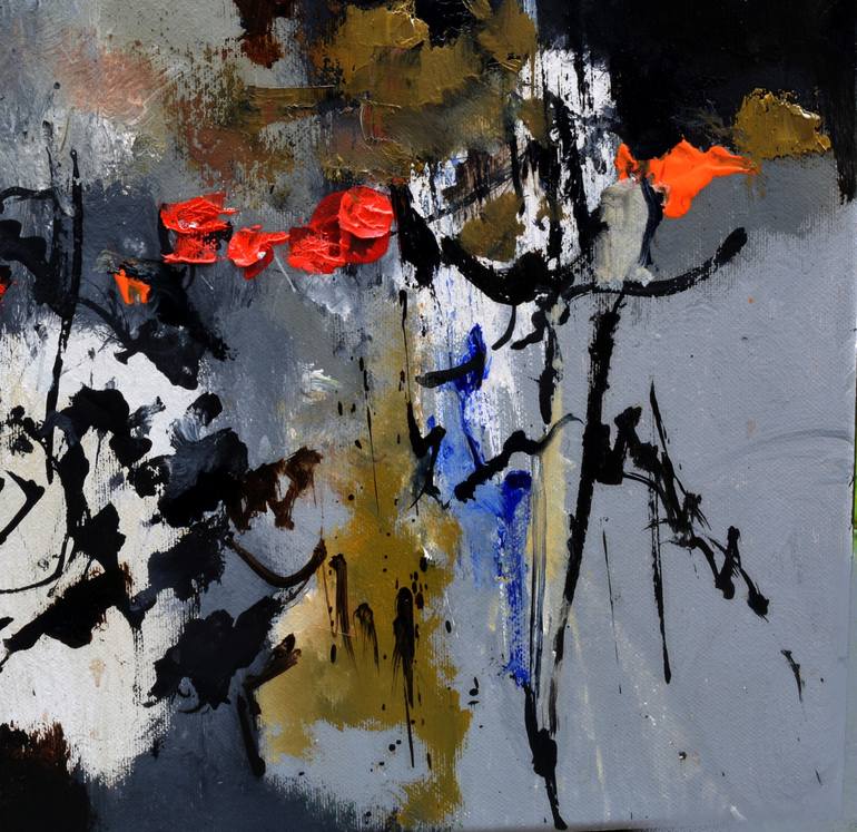 Original Abstract Painting by Pol Ledent