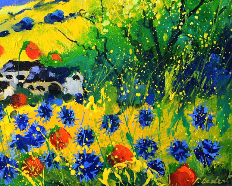 Original Impressionism Landscape Painting by Pol Ledent