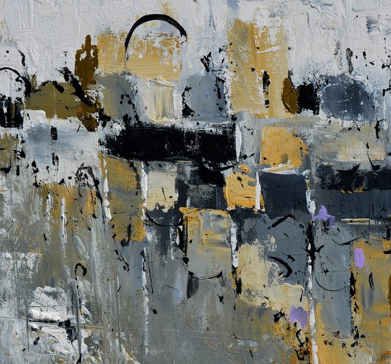Original Abstract Painting by Pol Ledent