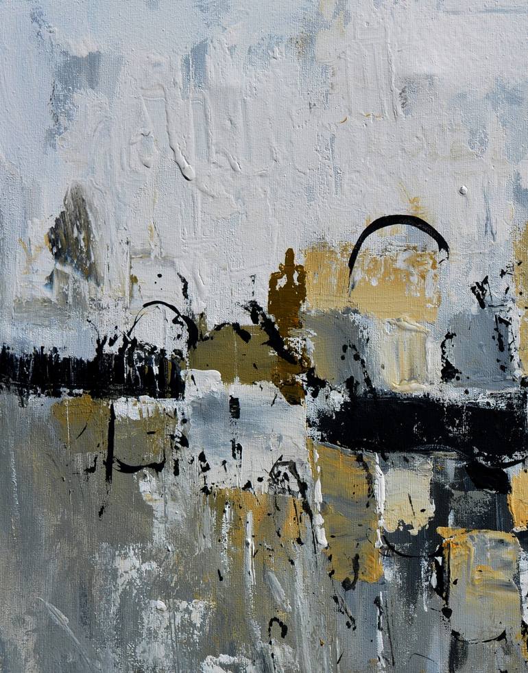 Original Abstract Painting by Pol Ledent